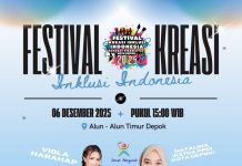 Depok Hadirkan Festival Kreasi Inklusi Indonesia untuk Hari Disabilitas internasional 2025